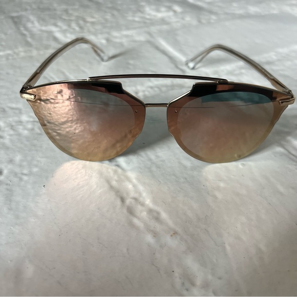Dior Reflected Pixel Limited Edition Pink Rose Gold Sunglasses - Picture 3 of 16